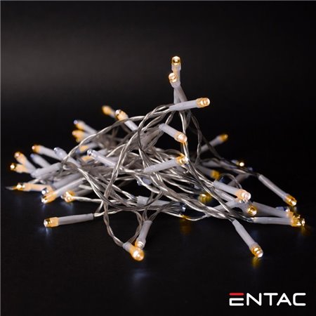 Grinalda De 10 Leds Branco Quente 1M Entac