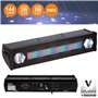 Barra De Leds C/ 2 Strobe Rgb Vsound