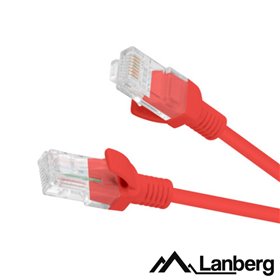 Cabo Utp Cat6 0.25M Vermelho Lanberg