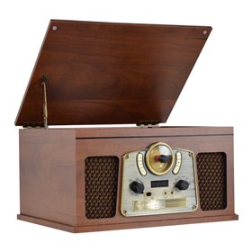 Gira-Discos 33/45/78Rpm Vintage 2X20W Madeira
