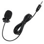 Microfone Lapela Condensador Preto
