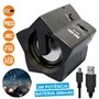 Coluna Portátil 3W Usb/Sd/Fm/Aux/Bat Leds Rgb