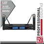 Central Microfone S/ Fios 2 Canais Uhf 16 Freq Cee Bst