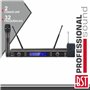 Central Microfone S/ Fios 2 Canais Uhf 32 Freq Cee Bst