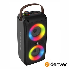 Coluna Bluetooth Portátil 2X5W Aux/Usb/Sd/Mic Denver