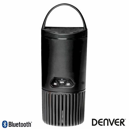 Coluna Bluetooth Portátil Preto Denver