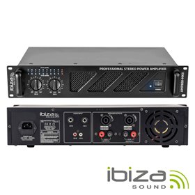 Amplificador Áudio 19" 2X600W Ibiza