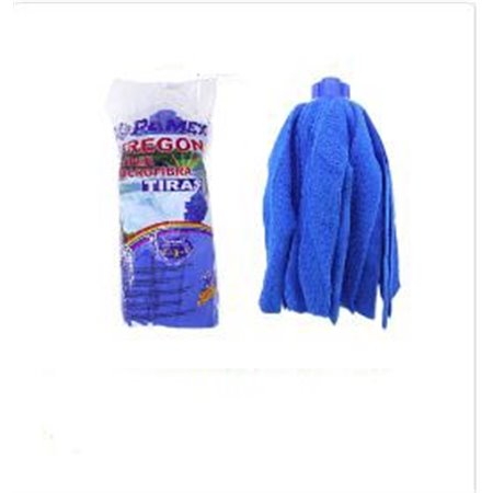 Esfregona Tiras Microfibras AZUL