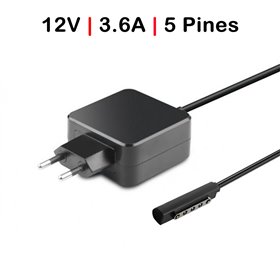 Carregador para Tablet Microsoft Surface Rt Rt 2 Pro 1 Pro 2 Pared