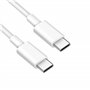 Cabo USB-C de Carga Rápida de 140W - 240W com Chip E-Mark 1.80 M Branco