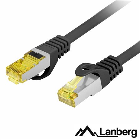 Cabo S/Ftp Lszh Cat6A 0.25M Preto Lanberg