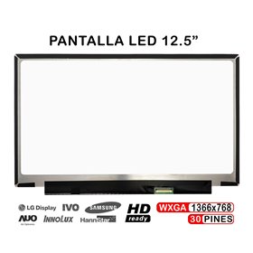 Ecrã LED de 12.5" para Portatil Lenovo ThinkPad X240 X240S 0C00318 Hb125Wx1-200