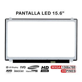 Ecrã 15.6" Hd LED Slim N156Bge-E41 Edp de 30 Pines com Brackets