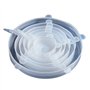 Conjunto 6 Tampas De Silicone