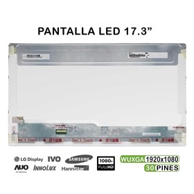 Ecrã LED FHD de 17.3" para Portatil N173Hge-E11 B173Htn01.1 30 Pines Edp