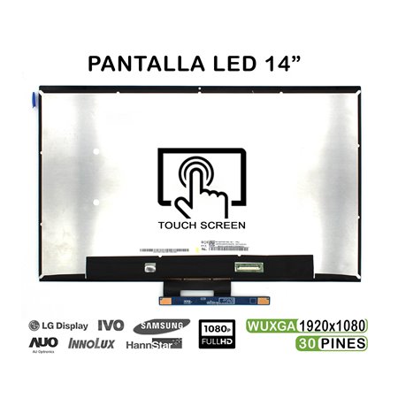 Ecrã LED Tátil 14" para Portatil HP Pavilion X360 14M-By FHD