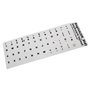 Etiqueta para Transformar-Se em Teclado em Idioma Inglés Branco
