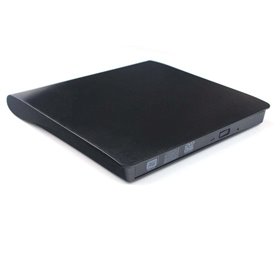 Carcaça Lector Externo DVd-Rw SATA 3.0 USB 9.5mm Preto