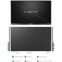 Monitor Portátil Arzopa A1 Gamut Slim 14" FHD Ips com Hdmi USB-C para PC Mac Xbox Ps4 Ps5