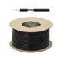 Cabo Coaxial 75 Ohm Rg59 Ø6.2 Preto