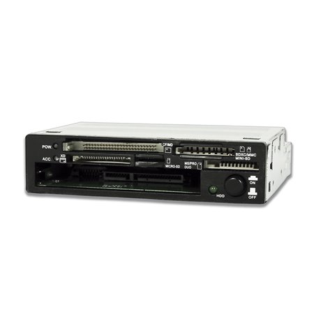 Leitor de cartão de memória e disco rígido interno ssd sata coolbox cr450