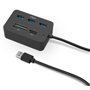 nox nxliterdrone 3 x leitor de cartão usb 3.0