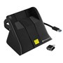 Leitor de cartão inteligente eletrônico dni phoenix usb para - adaptador tipo c