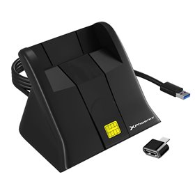 Leitor de cartão inteligente eletrônico dni phoenix usb para - adaptador tipo c