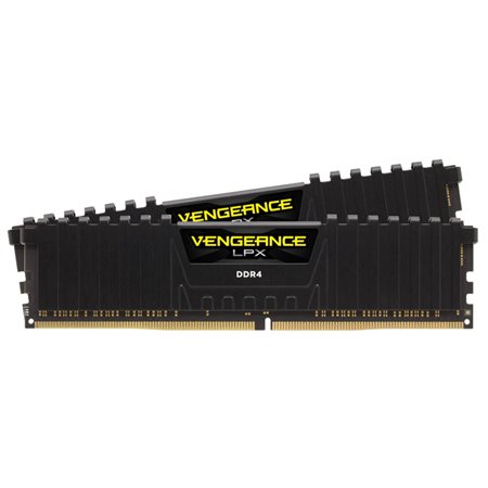 Memória ram ddr4 16gb kit 2x8 corsair vengeance - pc4 - 25600 - 3200mhz - c16 preto