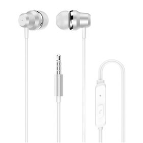 Auscultadores Stereo c/ Fios Branco