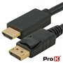 Cabo Displayport Macho / HDMI Macho 3m Pro K