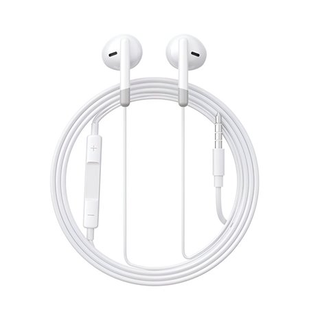 Auscultadores C/ Fios Stereo Jack 3.5 4p Branco Joyroom