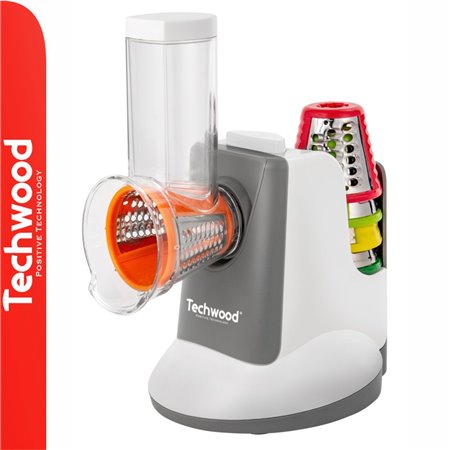 Cortador/ Ralador de Alimentos Elétrico 5 em 1 150W TECHWOOD