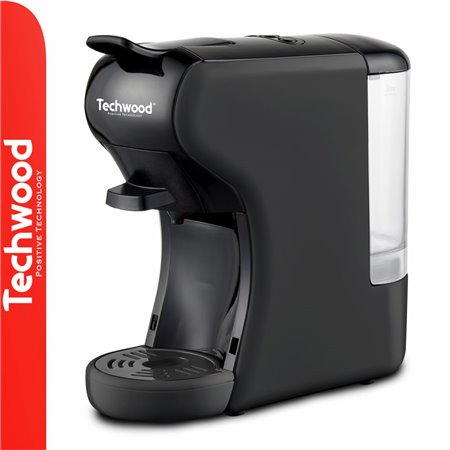 Máquina Café 1450W Cápsulas Nespresso/Dolce Gusto TECHWOOD