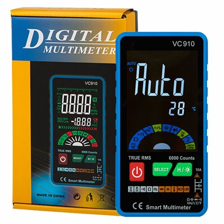 Multímetro Smart Digital LCD Autorange
