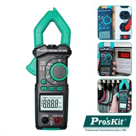 Pinça Amperimétrica Digital ¾ AC/DC 600V PROSKIT