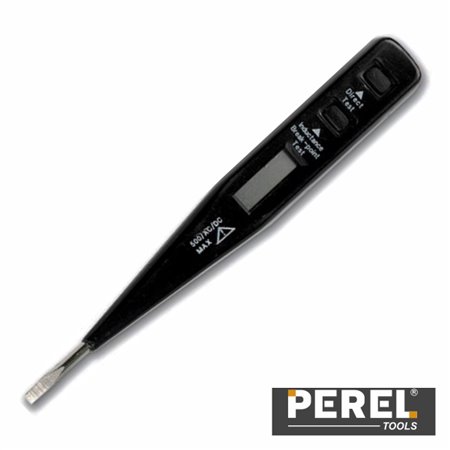 DETETOR TENSÃO AC/DC 12-220V C/ INDICADOR LCD PEREL
