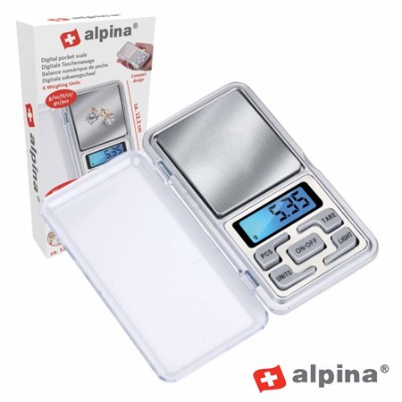Mini Balança Precisão Digital 300g / 0.01g ALPINA