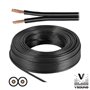 Cabo Coluna 2X0.50Mm Preto Paralelo Vsound