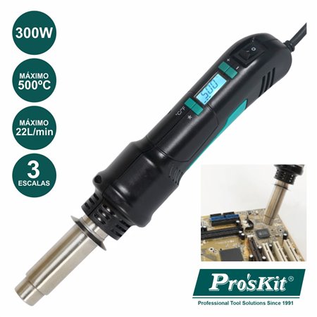 PISTOLA DE AR QUENTE C/ LCD 220V-240V PROSKIT