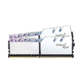 Memória ram ddr4 16g 2x8g pc3600 g.skill trident z roy royal silver - rgb - cl18 - 22 - 22 - 42