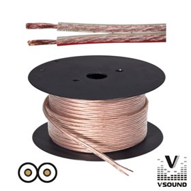 Cabo Coluna 2X4.00Mm Transparente Paralelo Vsound