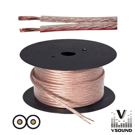 Cabo Coluna 2X4.00Mm Transparente Paralelo Vsound