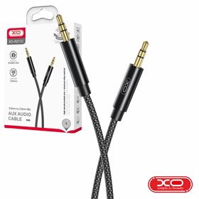Cabo Jack 3.5mm Macho / Jack 3.5mm Macho 1m Preto XO