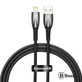 Cabo USB-A Macho P/ Lightning  Macho 1m Glimmer BASEUS