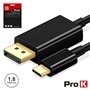 CABO USB-C 3.1 MACHO / DISPLAYPORT MACHO 1.8M 4K/60HZ PROK
