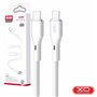 Cabo USB-C Macho / USB-C Macho PD 60W 1m Branco XO
