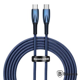 Cabo USB-C Macho P/ USB-C Macho 2m 100W Glimmer BASEUS