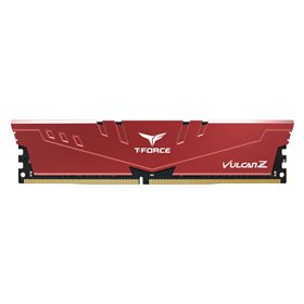 Memória ram ddr4 16gb 2x8gb 3200mhz teamgroup vulcan z red - cl 16 - 1.35v tlzrd416g3200hc16cdc01