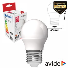 Lâmpada LED E27 Globo G45 4.5W 230V 3000K 470lm AVIDE